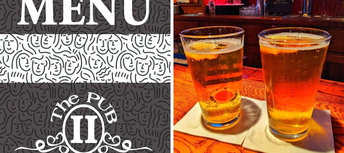 The Pub 2 Menu