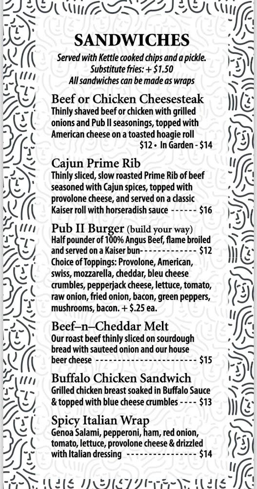 The Pub 2 Menu image 2