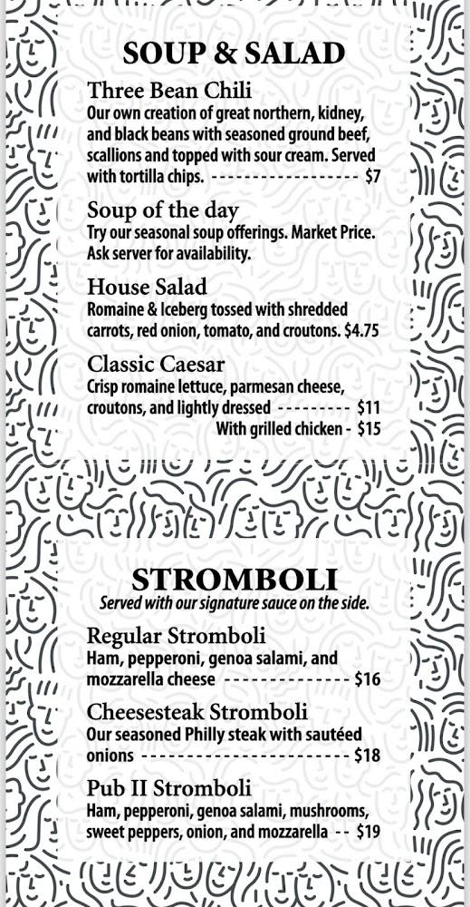 The Pub 2 Menu image 3